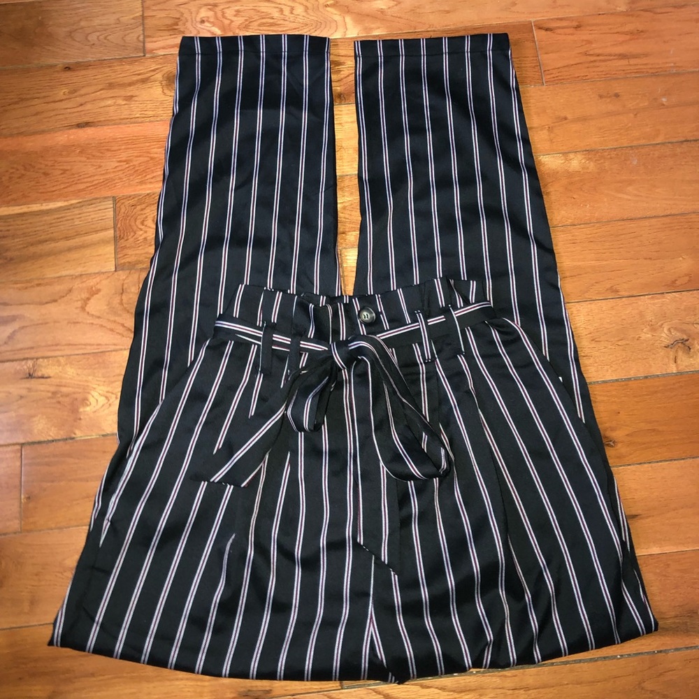 Charlotte Russe wide leg tie pants - Picture 5 of 5